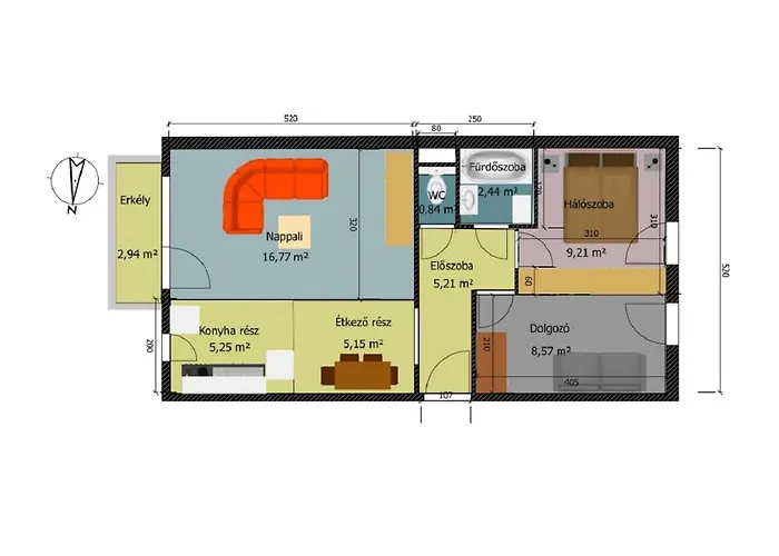Apartament Calm Island Near The Danube - Free Parking Budapesta